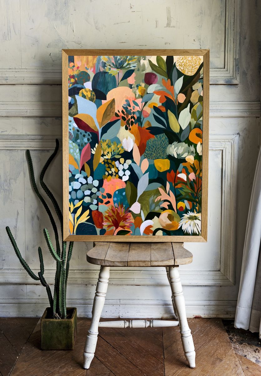 Lush Botanical Garden Poster. room preview