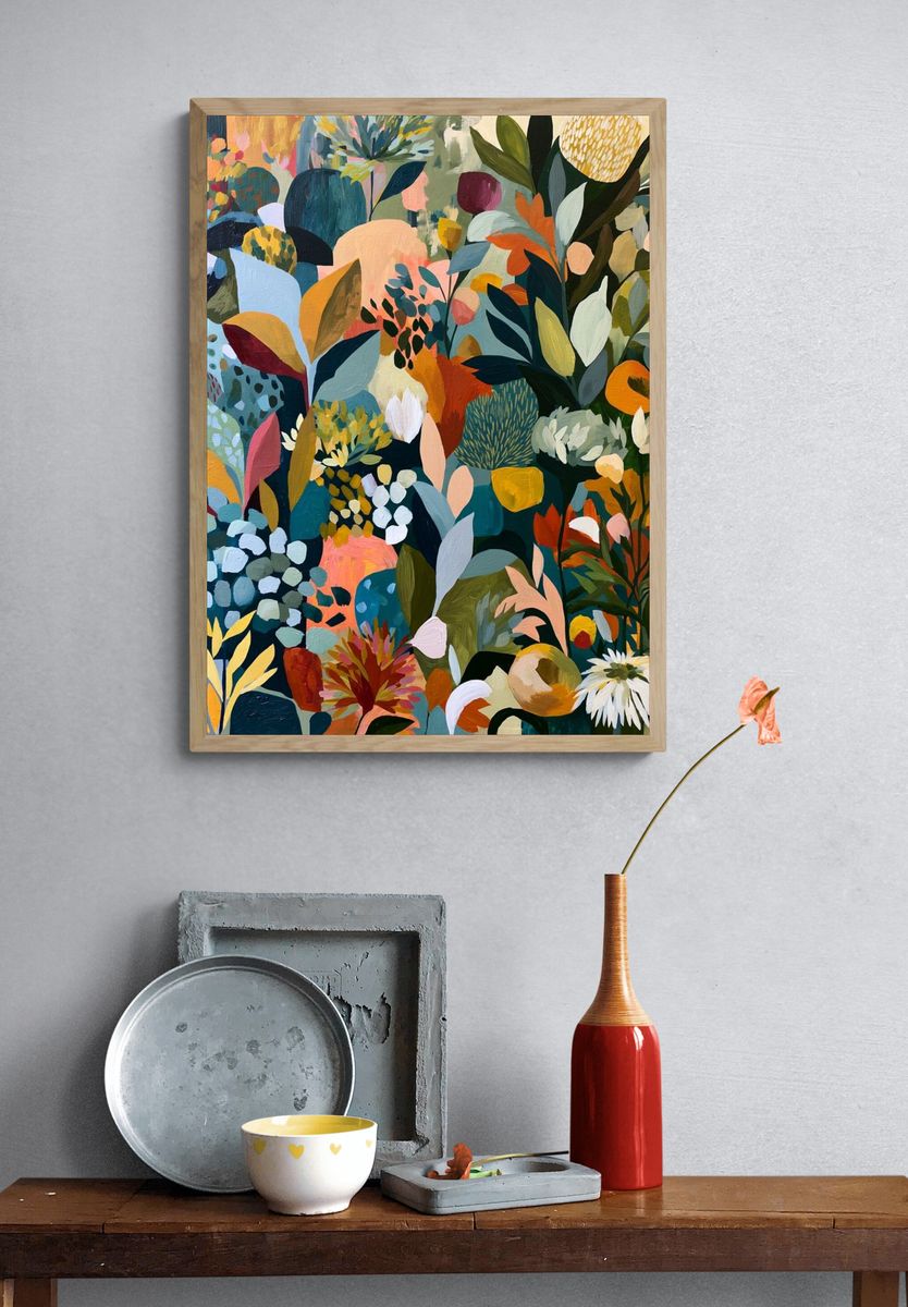 Lush Botanical Garden Poster. — room view 3