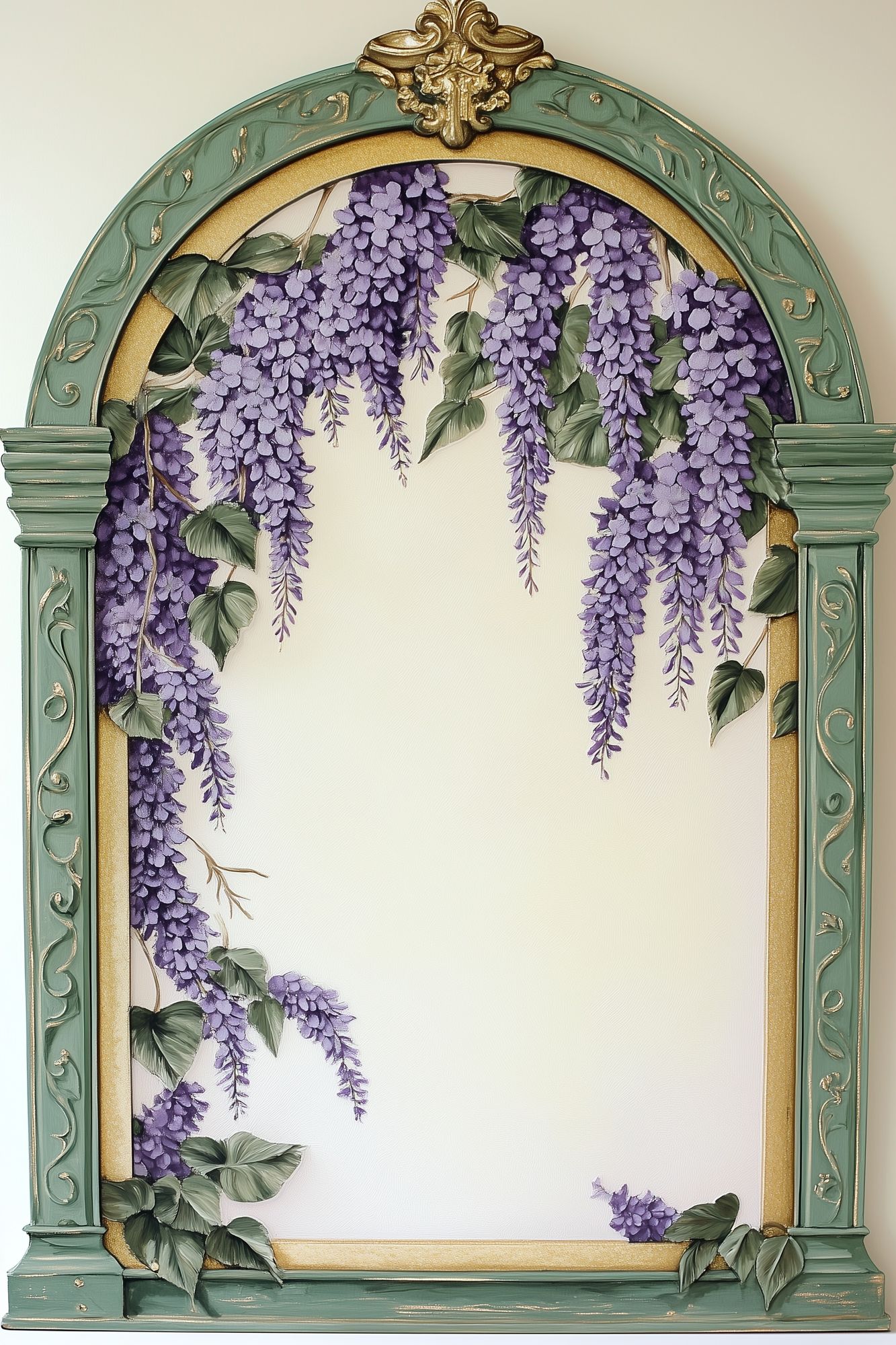 Wisteria Arch Botanical Print. poster — botanical art