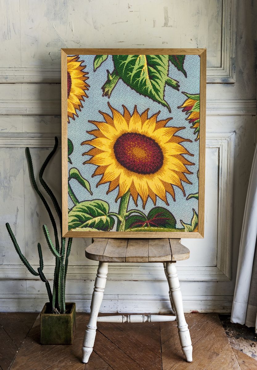 Sunflower pattern. Original Smithsonian Institution. room preview