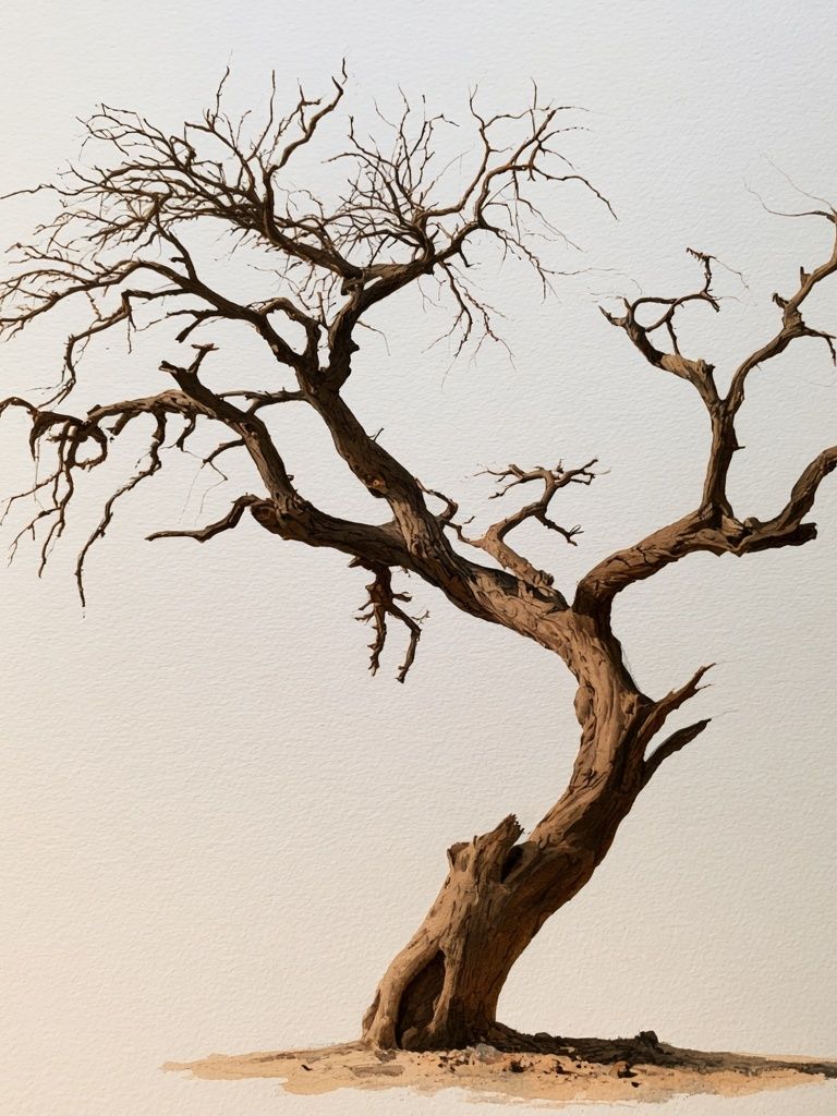 Bonsai Tree Minimalist Print. poster — botanical art