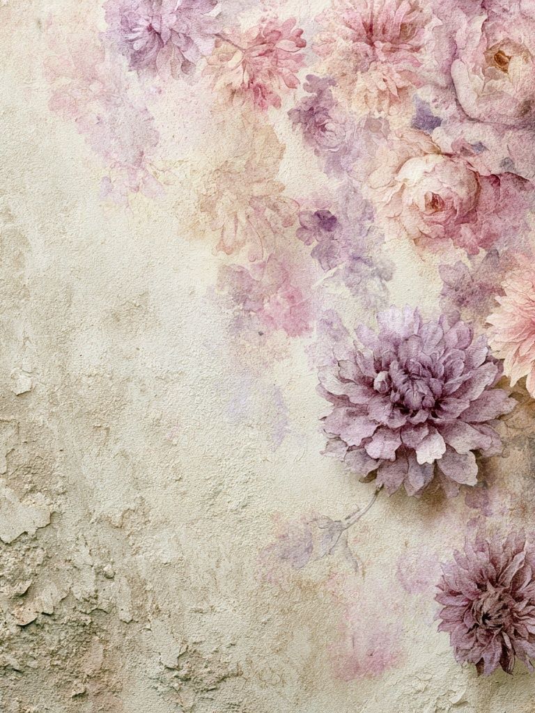 Pastel Floral Watercolor Poster. poster — botanical art
