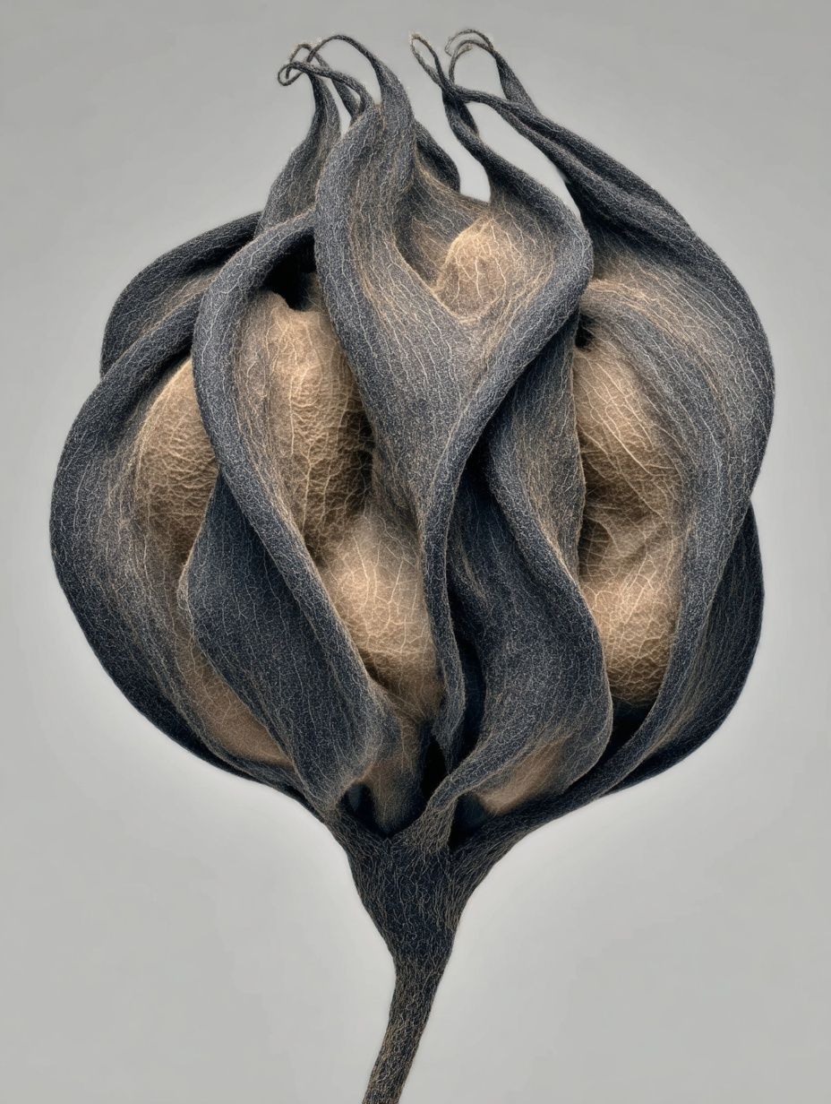 Abstract Seed Pod Print. poster — botanical art