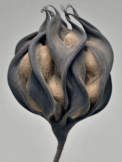 Abstract Seed Pod Print.