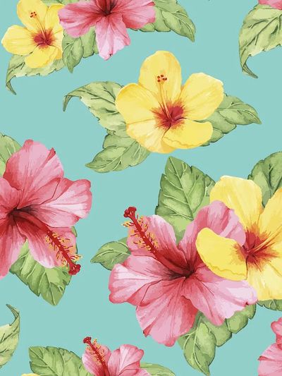 Wildflower Botanical Print. poster