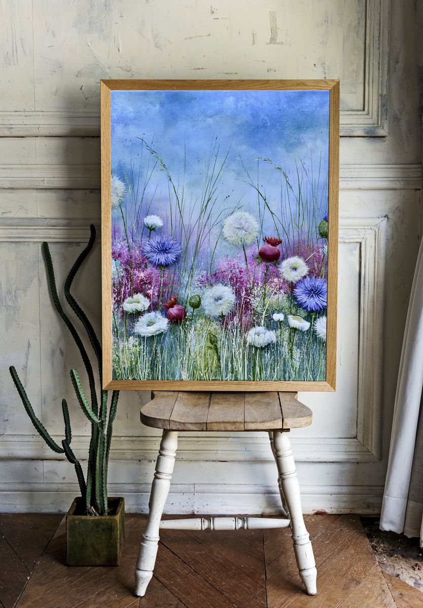 Wild Meadow Floral Print. room preview