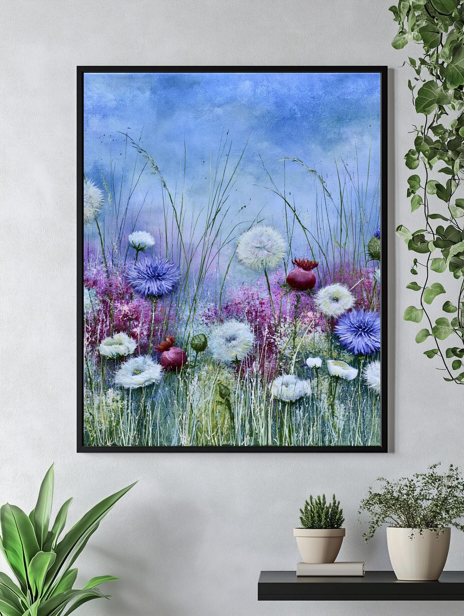 Wild Meadow Floral Print. — room view 4