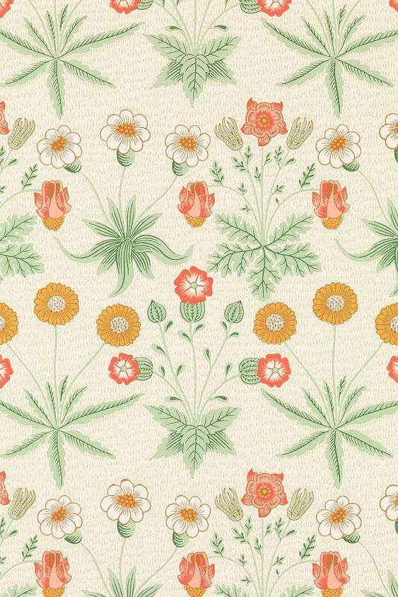 Botanical Floral Pattern Print. poster detail