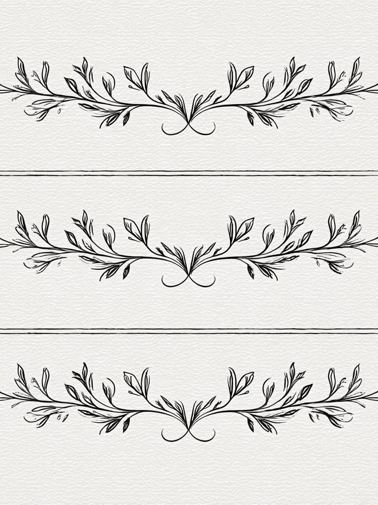 Botanical Laurel Line Art Poster. poster detail