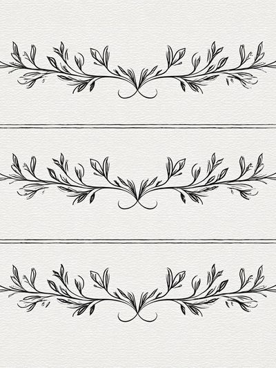 Botanical Laurel Line Art Poster.