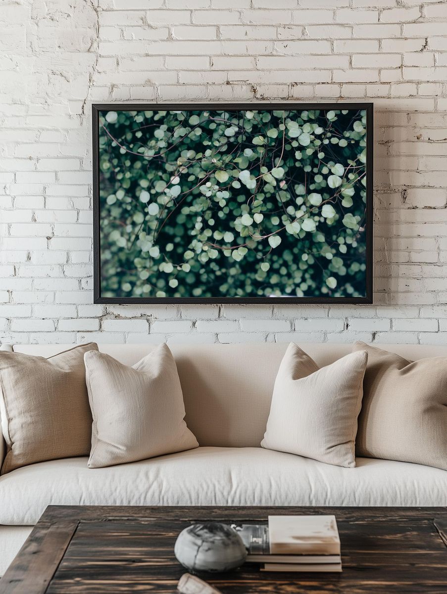 Green leafed plant. — room view 1