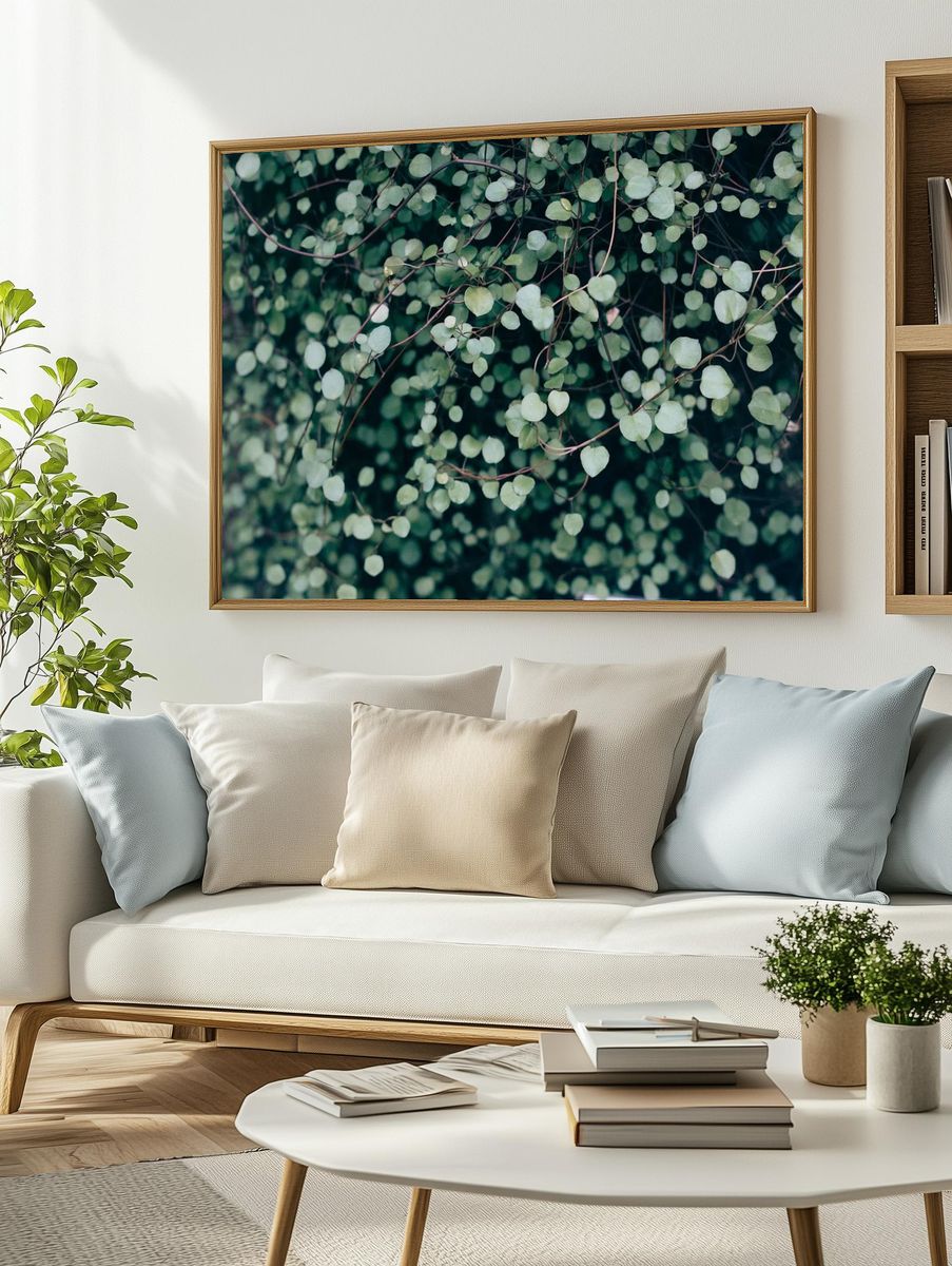 Green leafed plant. — room view 2