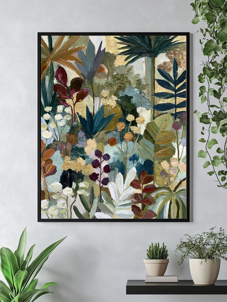 Tropical Botanical Garden Print. — room view 4
