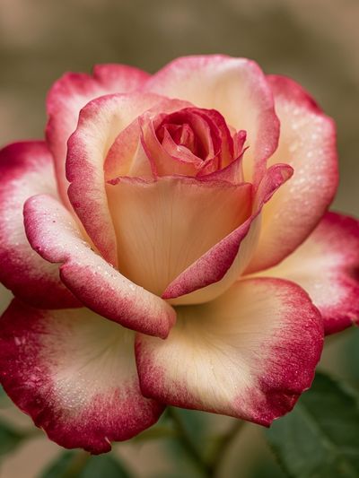 Two-Tone Rose Botanical Print.