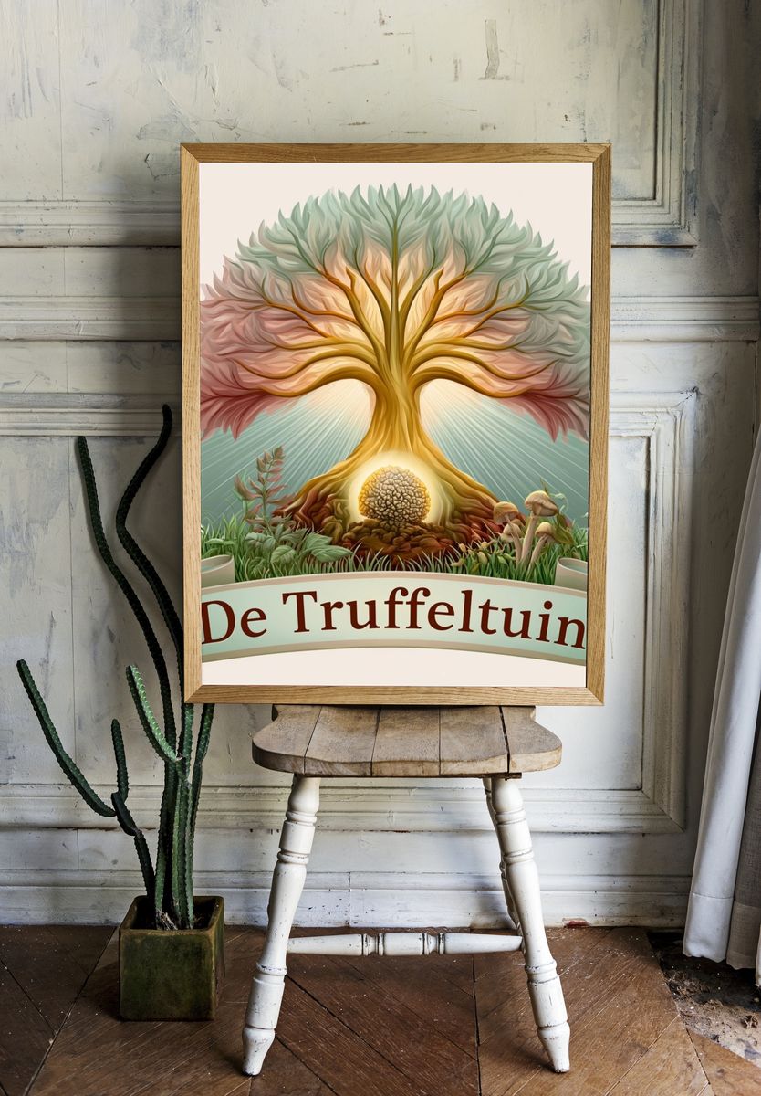 De Truffeltuin Botanical Print. — room view 1