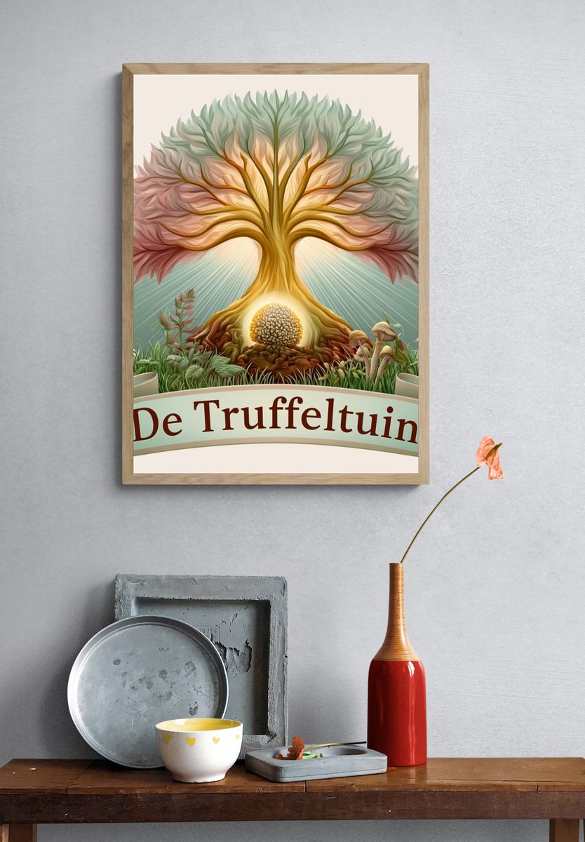 De Truffeltuin Botanical Print. — room view 3