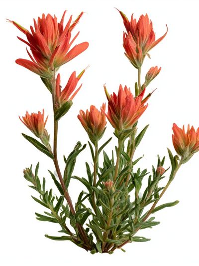 Indian Paintbrush Botanical Print.