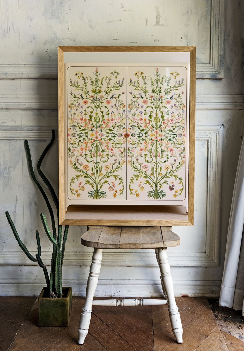 Botanical Symmetry Print. room preview
