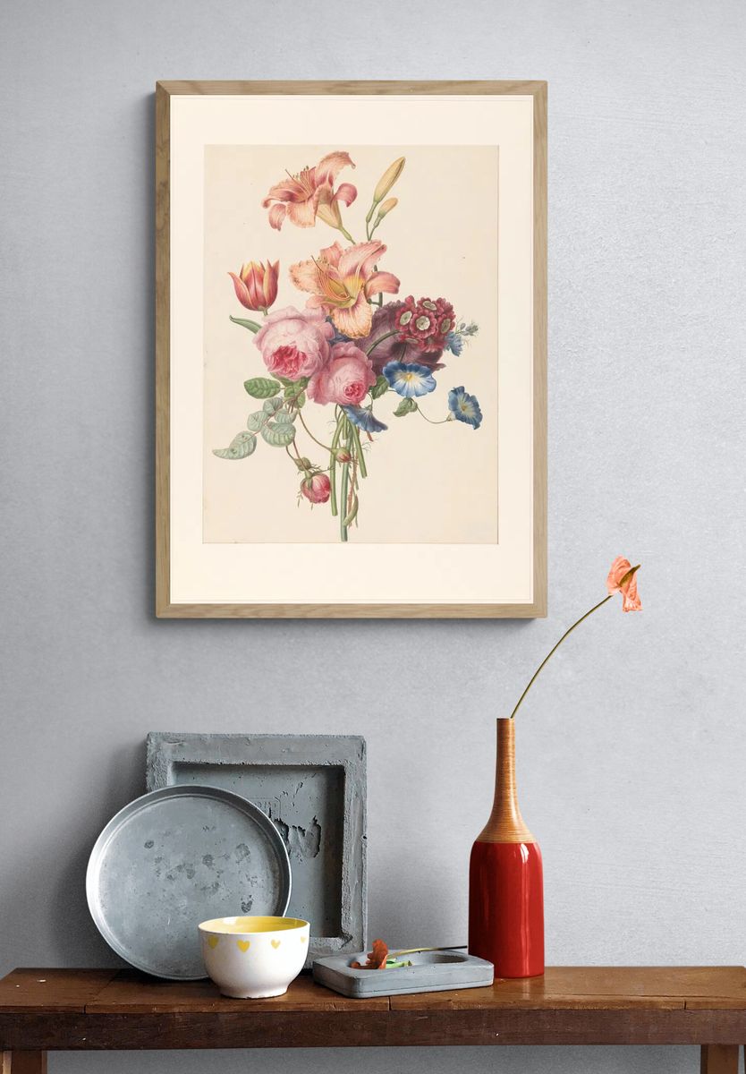 Bouquet (c. 1820) Henriëtte Geertruida. — room view 3