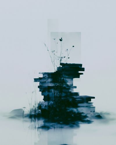 Dreamy Botanical Abstract Print.