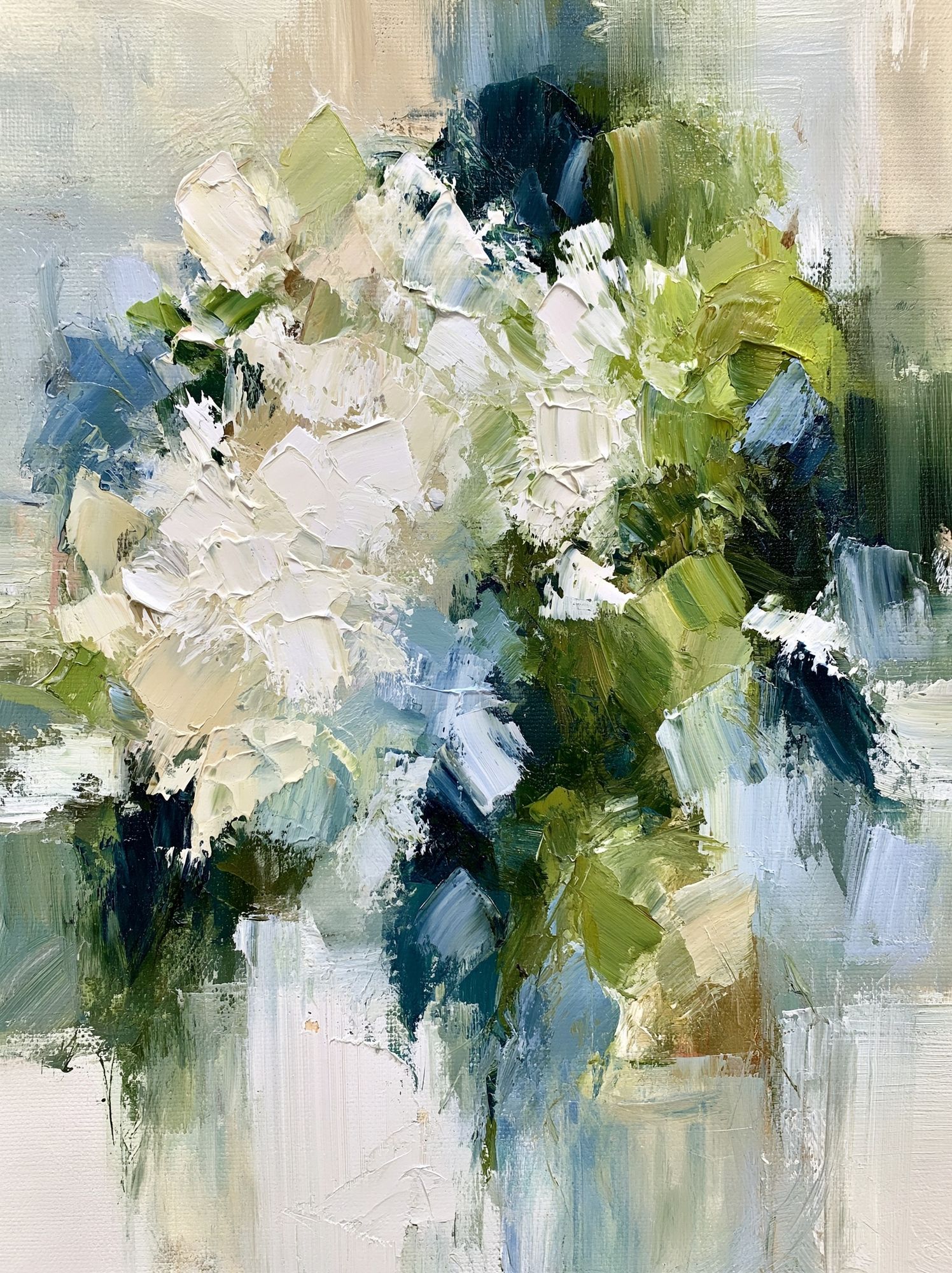 Abstract Floral Bouquet Print. poster — botanical art