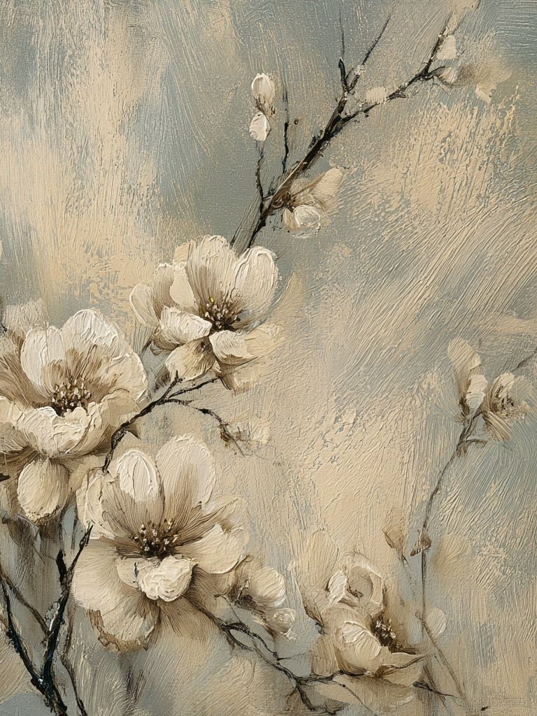 Blush Blossom Branches Fine-Art Print. poster detail