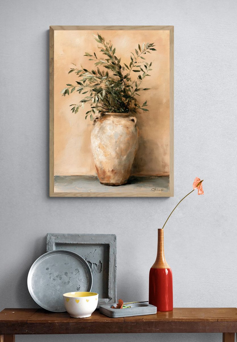 White Cosmos Bloom Photography Poster. — room view 3