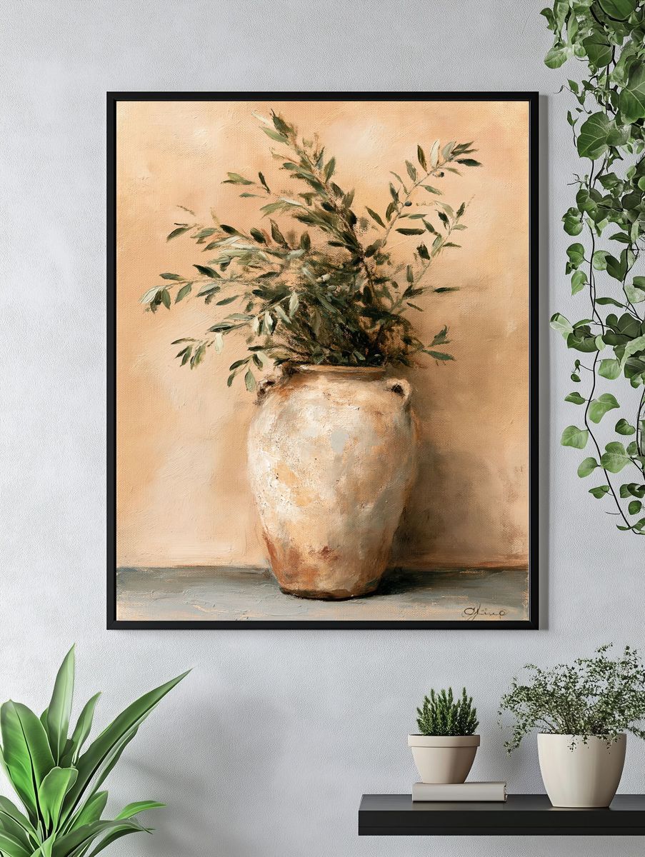 White Cosmos Bloom Photography Poster. — room view 4