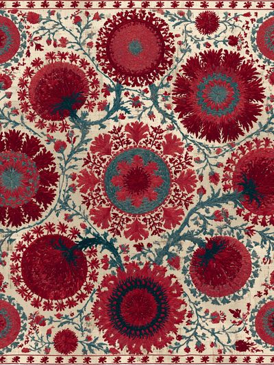 Floral Medallion Tapestry Print.