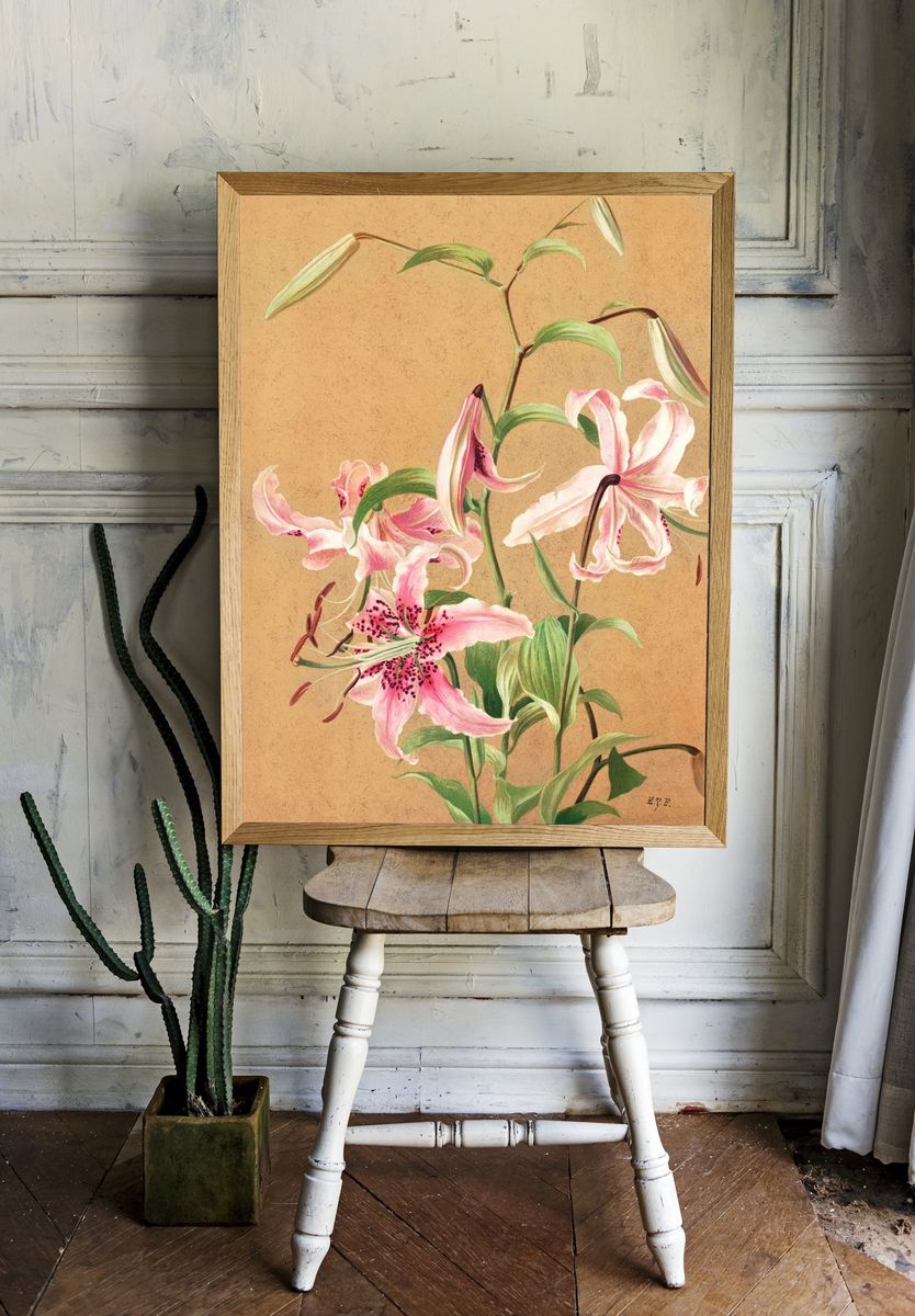 Lilies no. 5 (1886) high. room preview