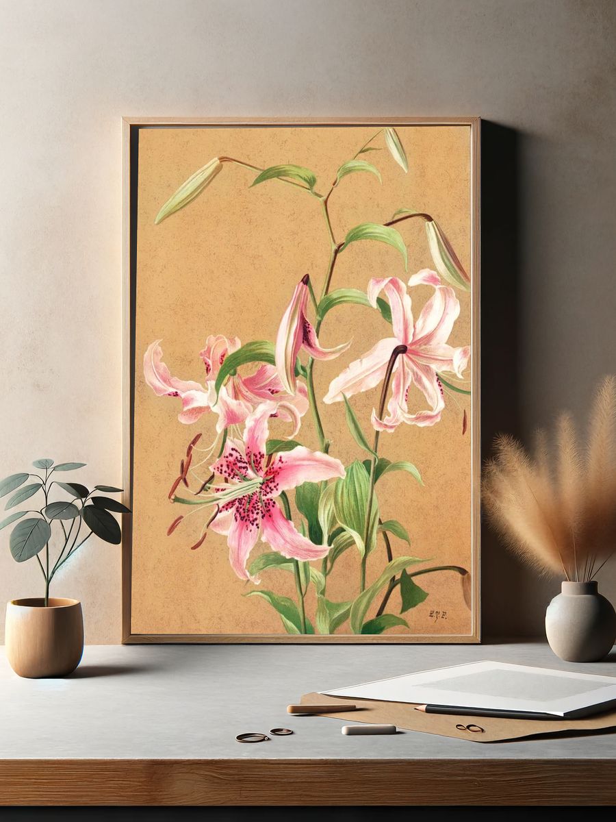 Lilies no. 5 (1886) high. — room view 2