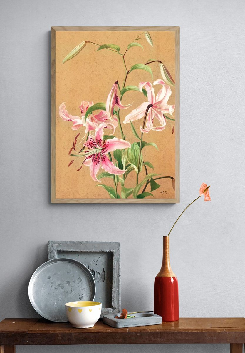 Lilies no. 5 (1886) high. — room view 3