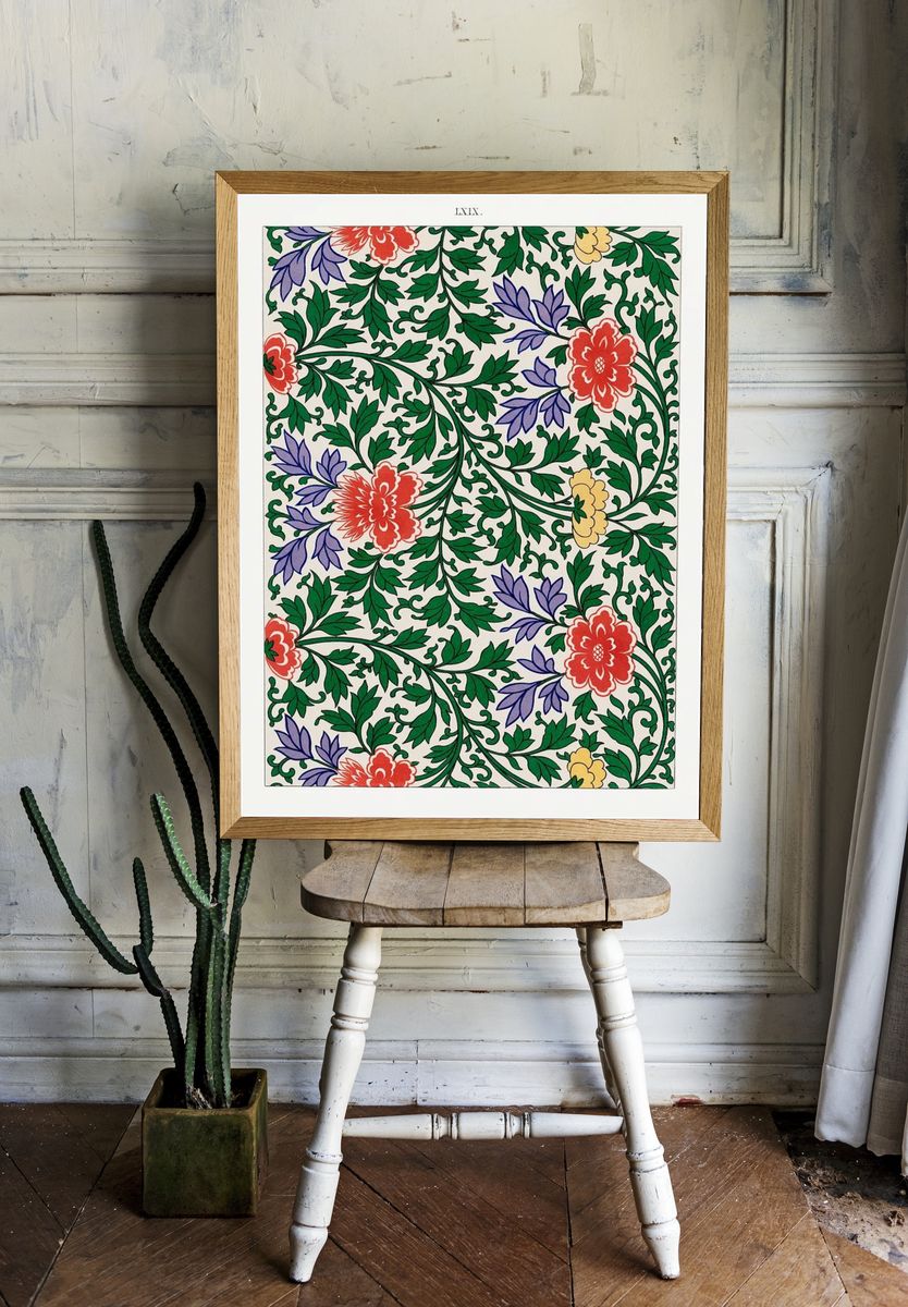 Chinese botanical illustration, Examples Chinese. room preview