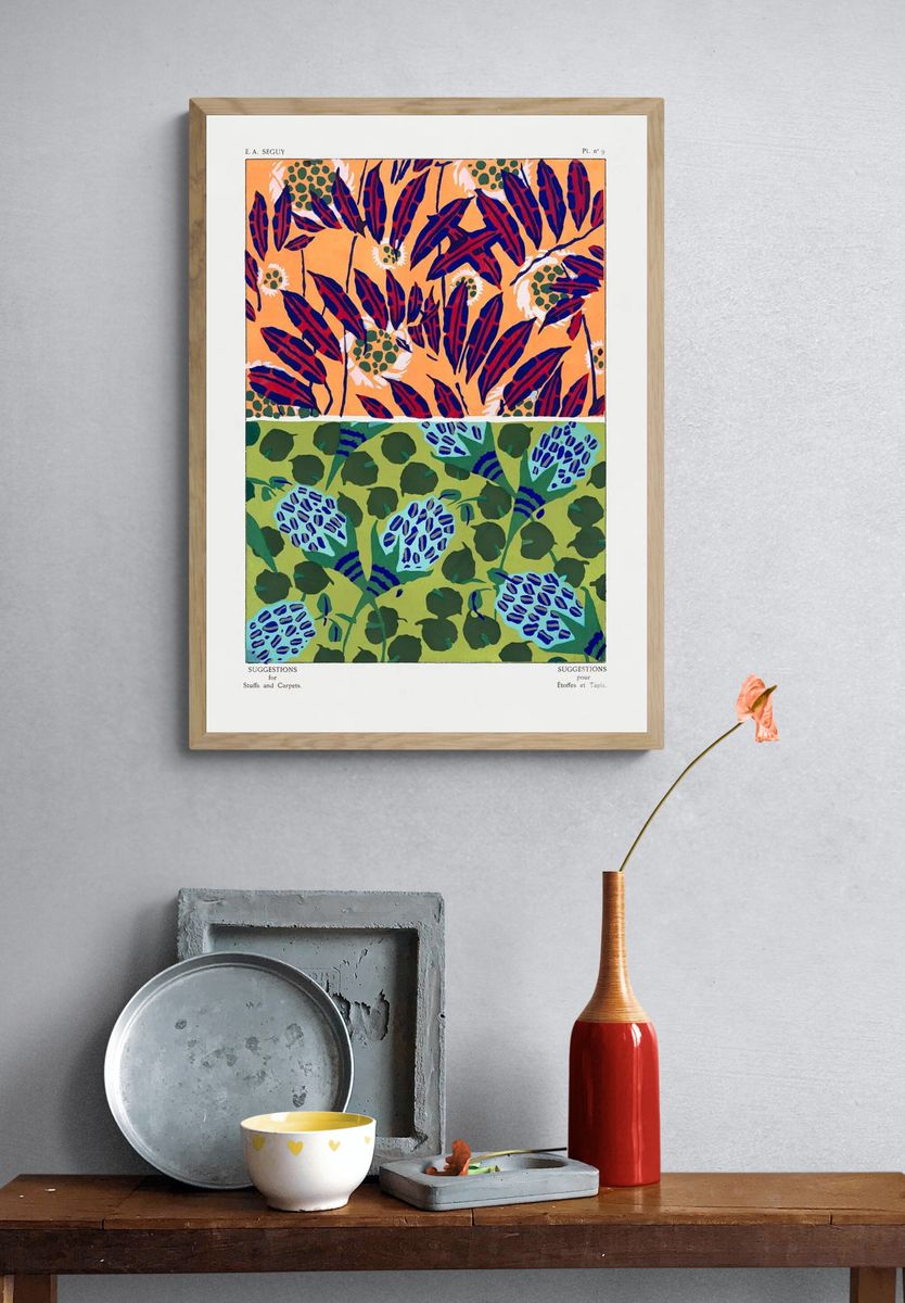 Vintage floral patterns, Art Nouveau. — room view 3
