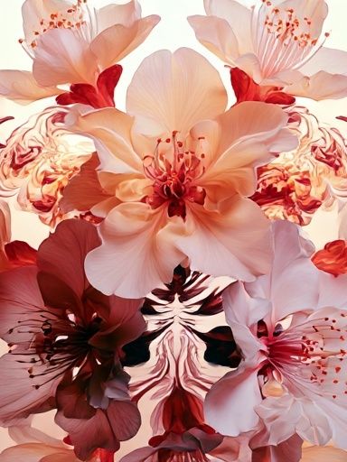 Blush Floral Bloom Print. poster detail