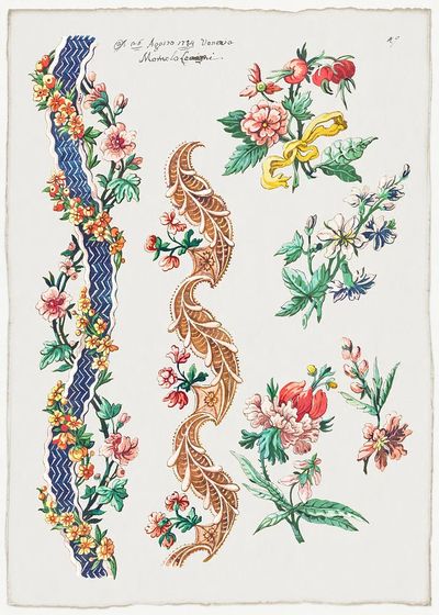 Floral Designs Floral Bands (1784).