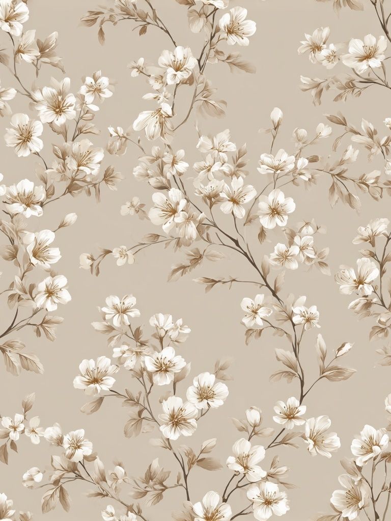 Blush Cherry Blossom Botanical Print. poster — botanical art