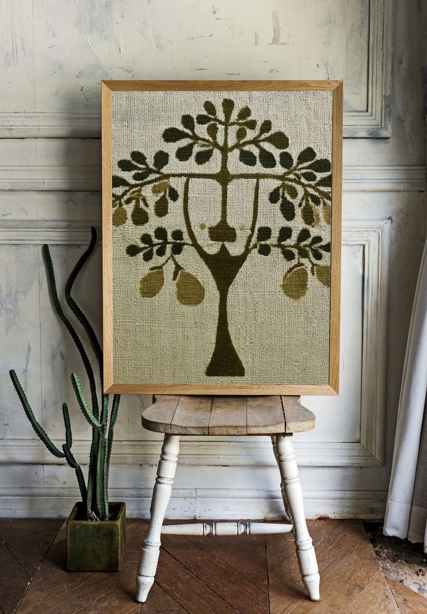 Olive Tree Botanical Print. — room view 1