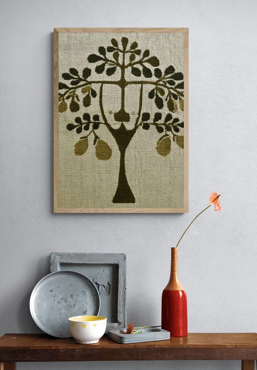 Olive Tree Botanical Print. — room view 3