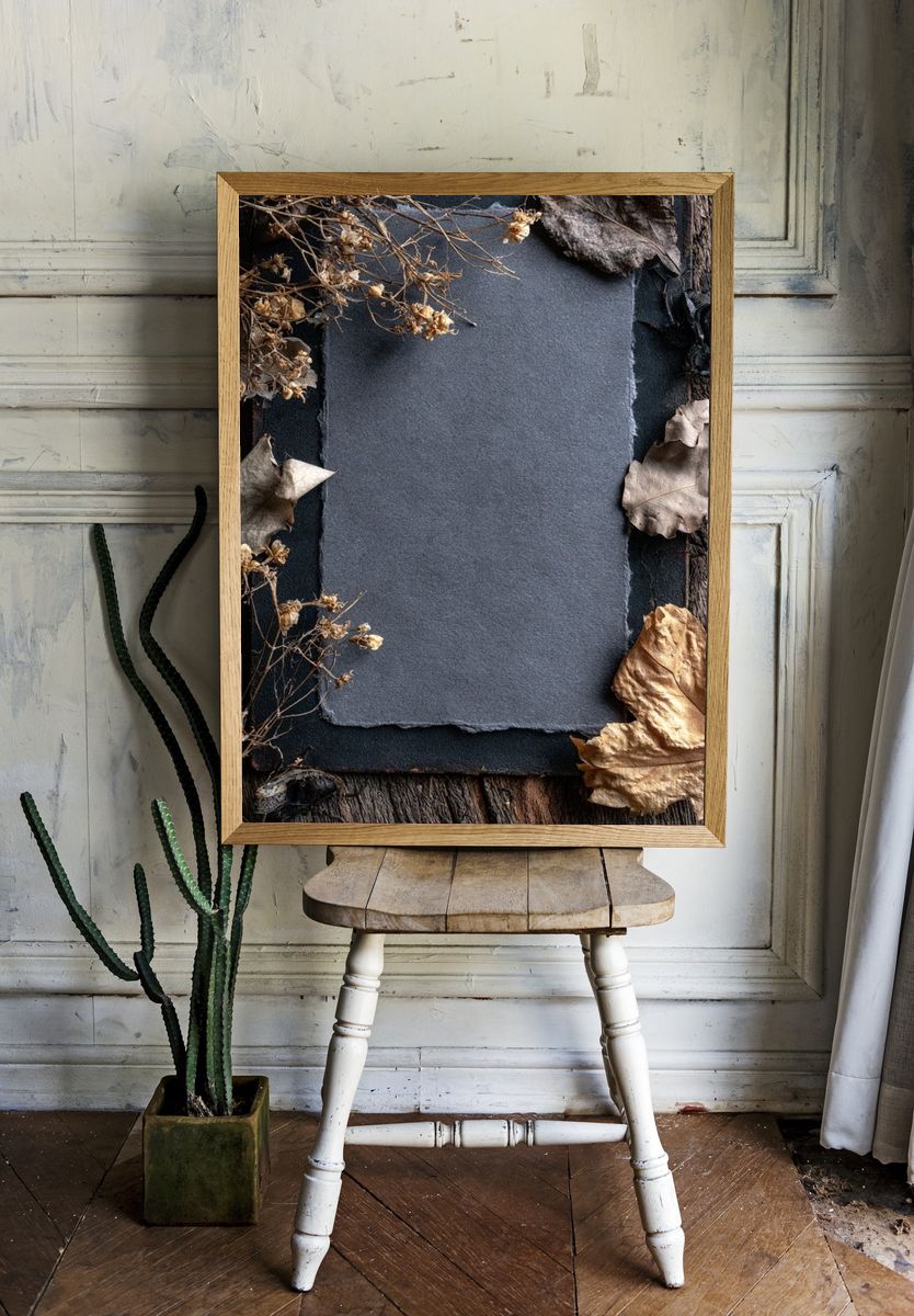 Autumn Botanical Still Life Poster. room preview