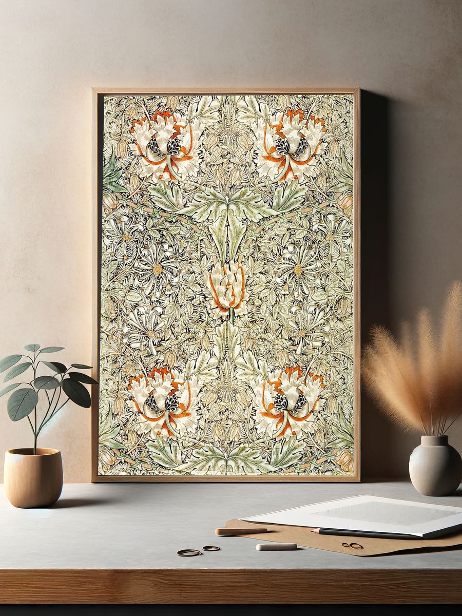 William Morris 's Honeysuckle (1876). — room view 2