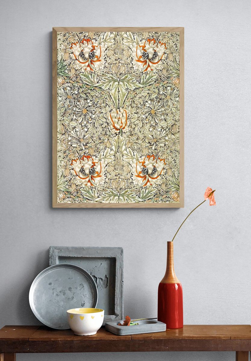 William Morris 's Honeysuckle (1876). — room view 3