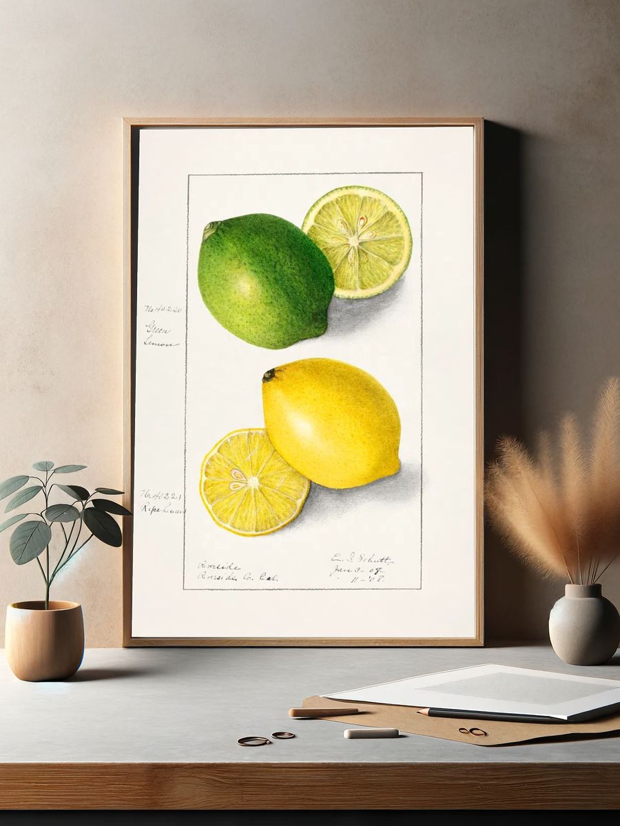 Lemons (Citrus Limon) (1908) Ellen. — room view 2