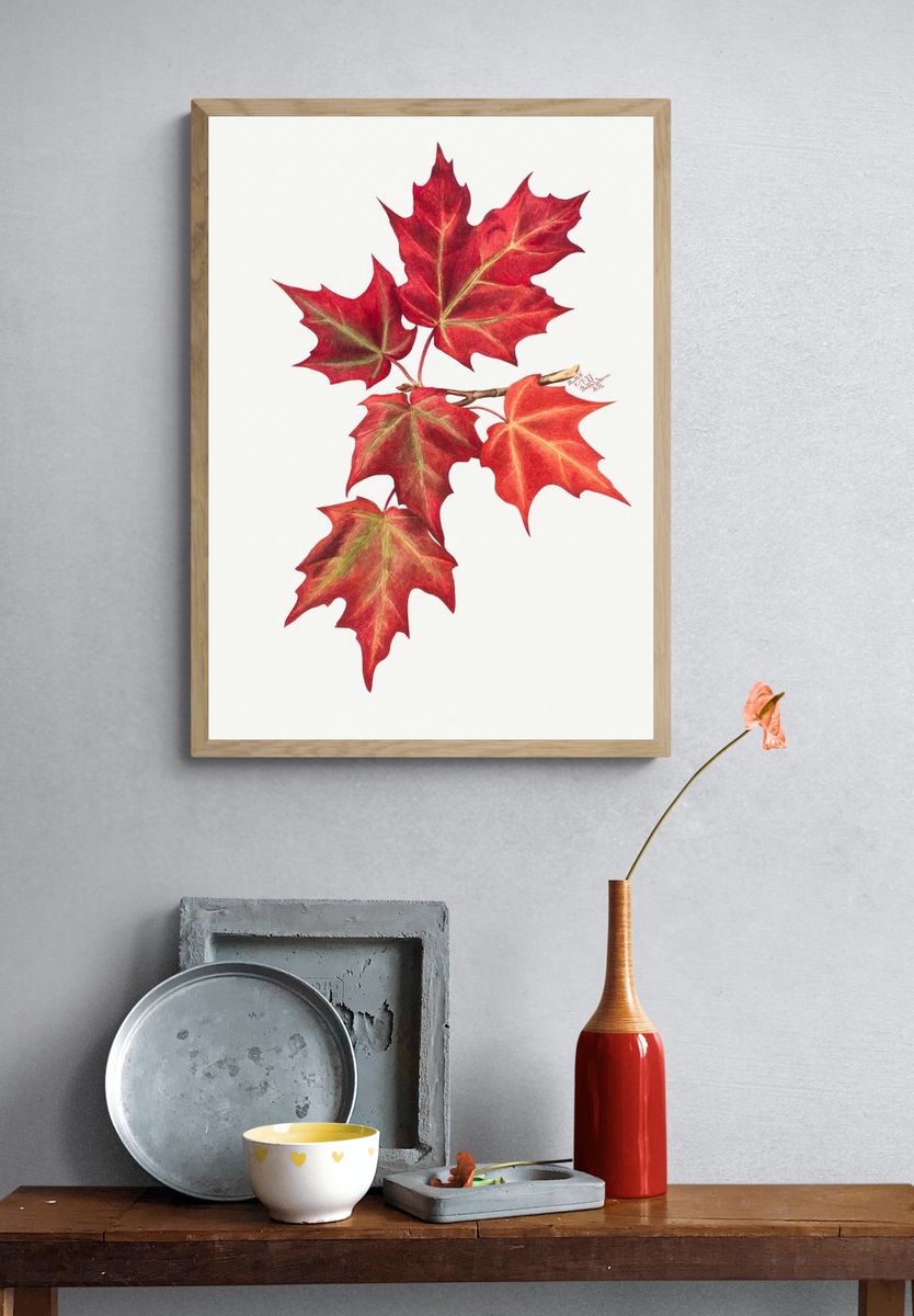 Autumn Leaves (1874) Mary Vaux. — room view 3