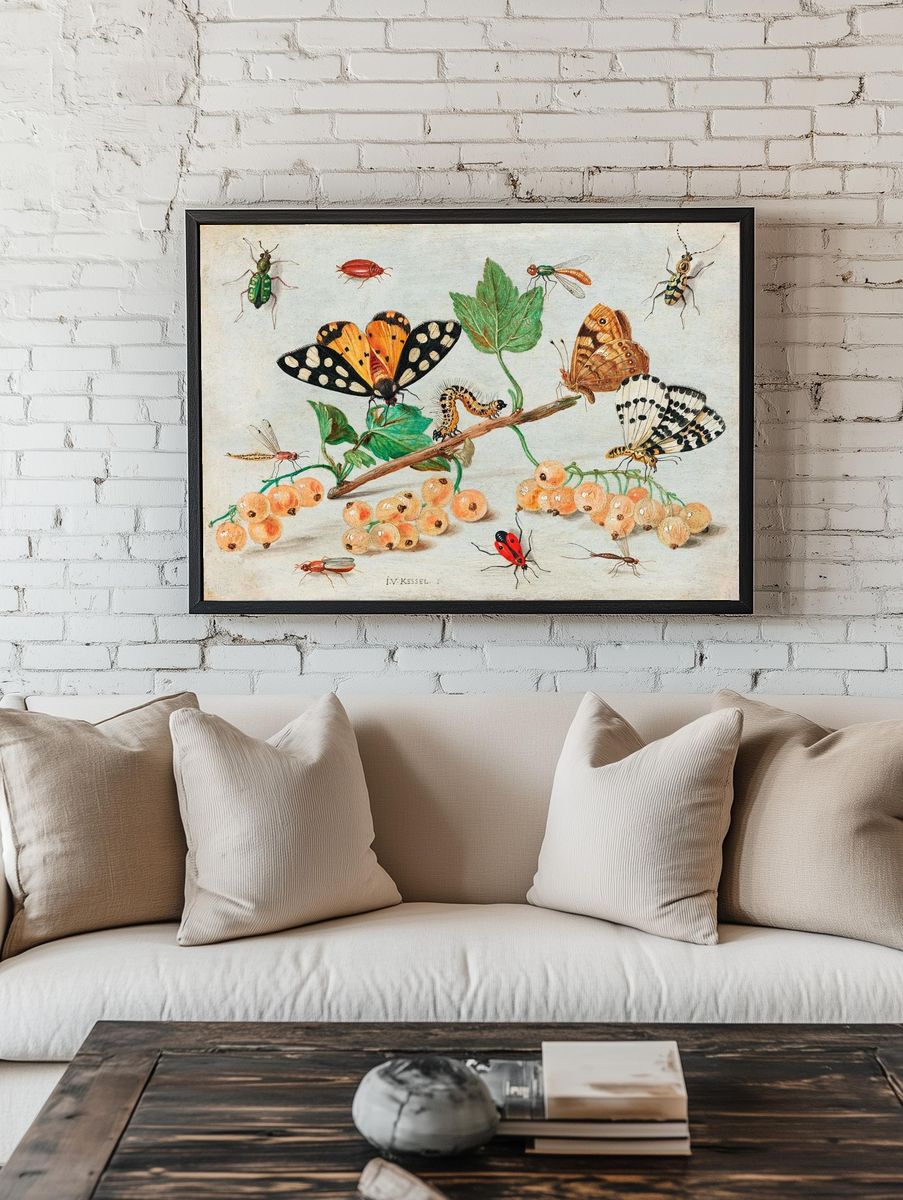 Insects Fruits (1660–1665) Jan van. — room view 1