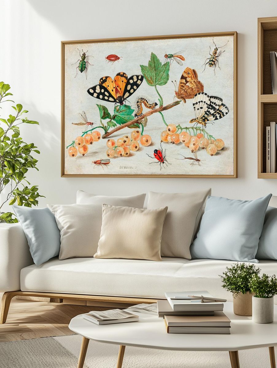 Insects Fruits (1660–1665) Jan van. — room view 2