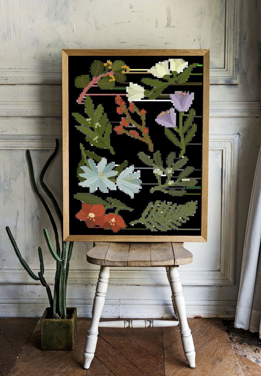Purple heron (Ardea purpurea) illustrated. room preview