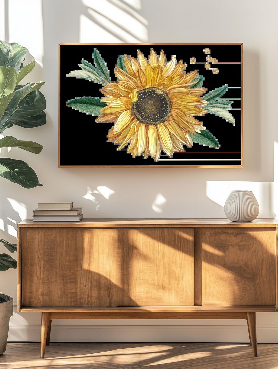 Pressed Ginkgo Leaves Botanical Print. — room view 3