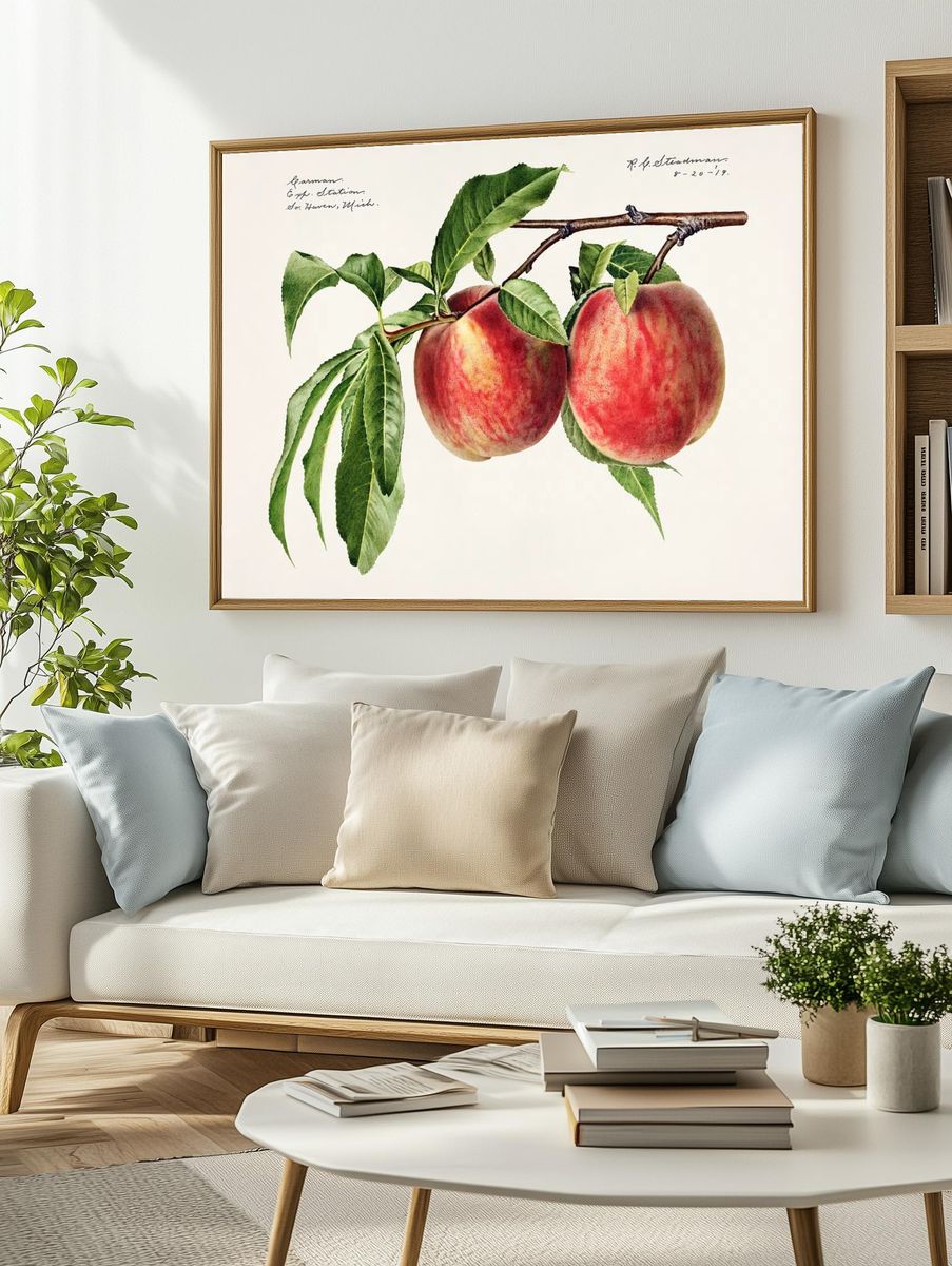 Peaches (Prunus Persica) (1919) Royal. — room view 2