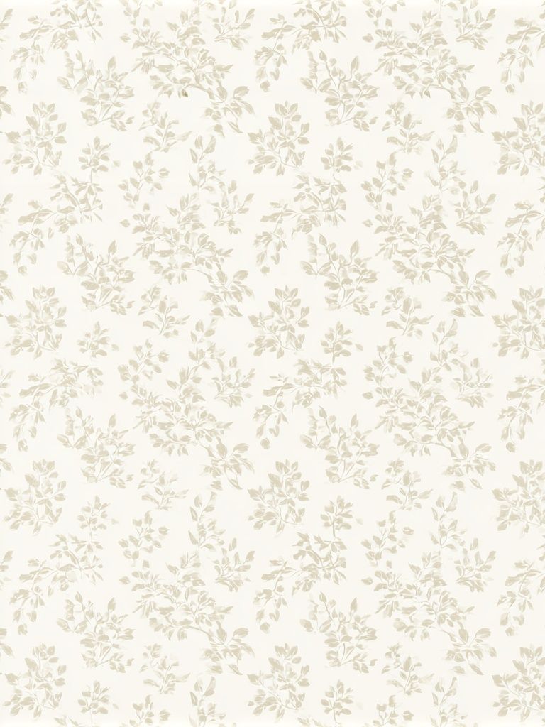 Cream Botanical Pattern Poster. poster detail